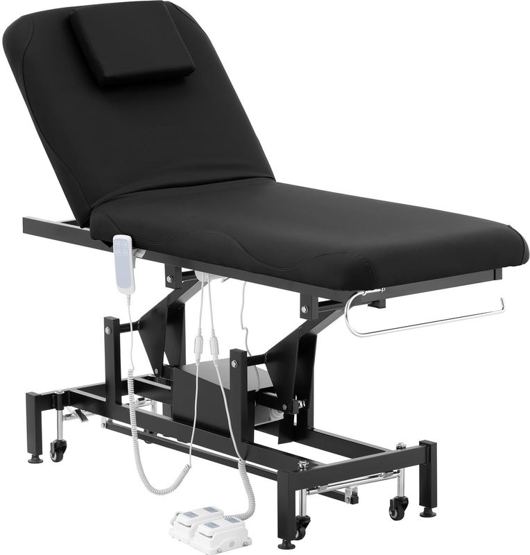 physa Massagetafel - 2 motoren - 200 kg - zwart