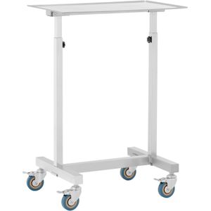 Steinberg Systems Instrumententafel - verrijdbaar - 600 x 400 mm - in hoogte verstelbaar - RVS/rubber