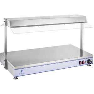 Royal Catering Warmhoudplaat - 4 halogeenlampen - 2000 W