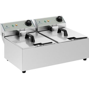 Royal Catering Friteuse - Frituurpan - 2 X 10 L