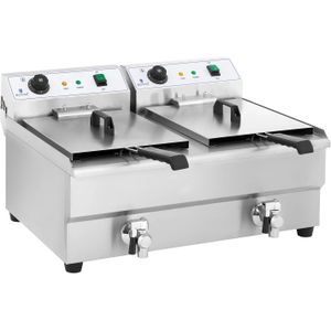 Royal Catering Frituurpan - Friteuse - Frietpan - 2 x 16 L