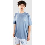 Quiksilver - Everyday Surf Tee - T-shirt - Blauw - Gerecycled Polyester - 50+ UV-Bescherming