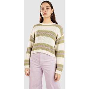 Gebreide Trui - Gestreept - Knitwear - Ronde Hals - Lange Mouw