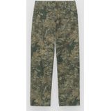 Stoffen broek met Franse steekzakken