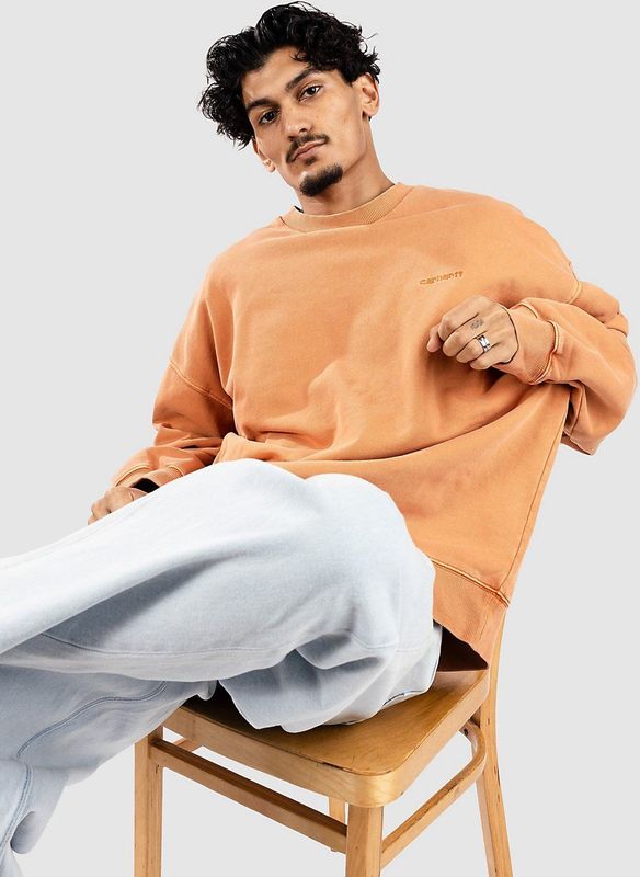 Carhartt WIP - Benton - Sweatshirt - Oranje - Oversized