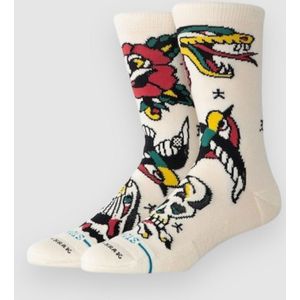 Stance - Tattoo Flash - Crew Sokken - Wit