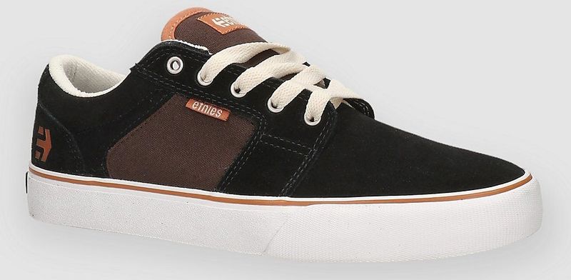 Etnies Heren Barge LS Skate Schoen, Zwart/Bruin, 13 UK, Zwart bruin, 48 EU