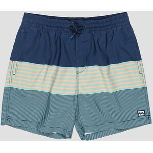 Billabong - Kid's All Day Stripes - Zwembroek - Turkoois - 100% Polyester