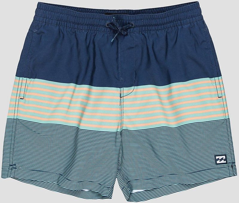 Billabong - Kid's All Day Stripes - Zwembroek - Turkoois - 100% Polyester