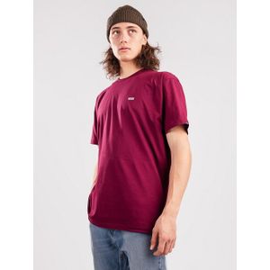 Vans - Left Chest Logo - T-shirt - Zwart - 100% Katoen