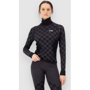 Mons Royale - Ascender - Merino Seamless Mock Longsleeve - Dames