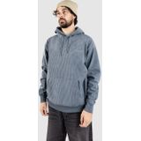 Element - Serif Corduroy Hoodie - Blauw - Gerecycled Polyester - Heren