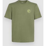 O'Neill - O'Riginals Hybrid T-Shirt - T-Shirt - Grijs - Melange Active Knit