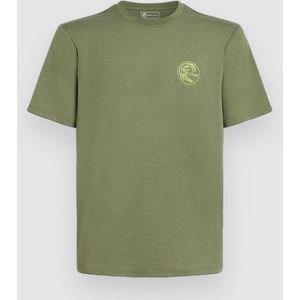 O'Neill - O'Riginals Hybrid T-Shirt - T-Shirt - Grijs - Melange Active Knit