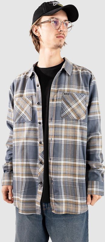 Volcom - Netastone Flannel L/S - Overhemd - Grijs