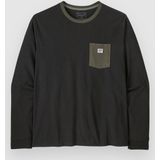 Patagonia L/S Shop Sticker Pocket Responsibili-Tee Longsleeve (Heren |zwart)
