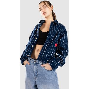 Carhartt WIP - Drewe Jack Heart W Pinstripe Ink - Werkjas - Blauw