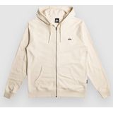 Quiksilver Basic Sweatshirt Met Rits Beige Man