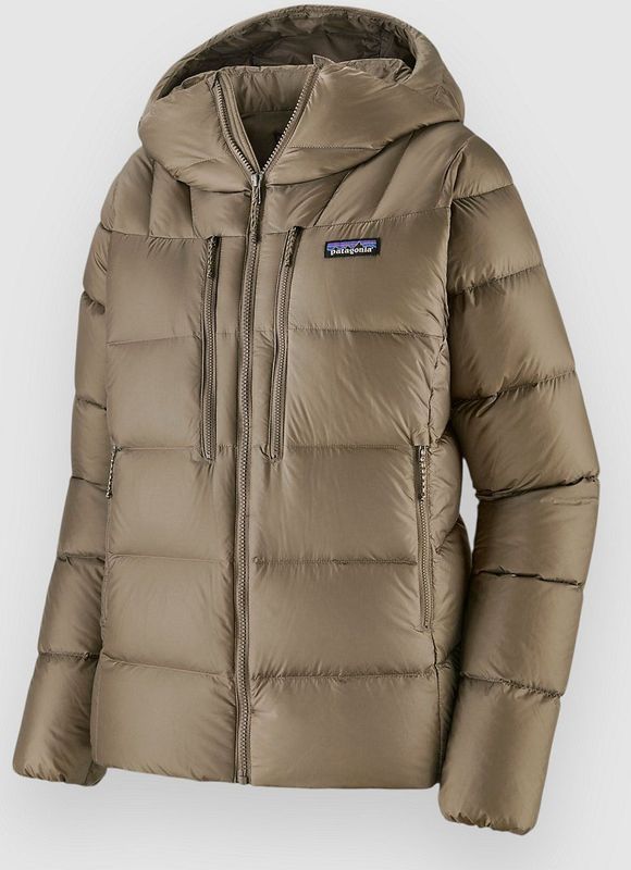 Patagonia - Fitz Roy Down Hoody - Damesjas - Wing Grey