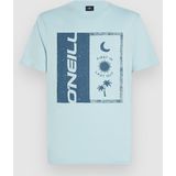 O´NEILL - T-shirt - Opdruk - Blauw - Katoen