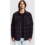 Volcom - Bowered Overshirt - Heren Polar Fleece Overhemd - Gewatteerde Taffeta Voering