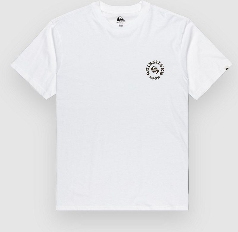 Quiksilver - Evo Summer Salt - T-shirt - Katoen Gerecycled Katoen Jersey - Korte Mouwen