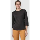 Patagonia - Merino 3/4 Sleeve Bike Jersey - Zwart/Grijs - Merinoshirt