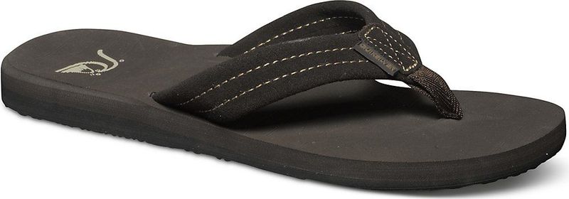 Quiksilver - Carver Suede - Flip Flop - Zwart - Suède