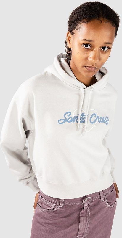 Santa Cruz - Womens Love Script Front Hood - Trui - Grijs