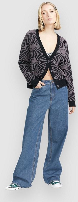 Volcom - Stoned - Hoogzittende Jeans - Dames - Boyfriend-pasvorm