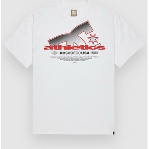 DC Shoes - Slathletic - T-shirt - Wit - Korte Mouwen - 75% Katoen