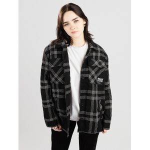 Broken Promises Warrior Plaid Shacket Hemd