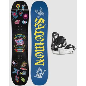 Salomon Grail+Goodtime XS black Kids Snowboard Set
