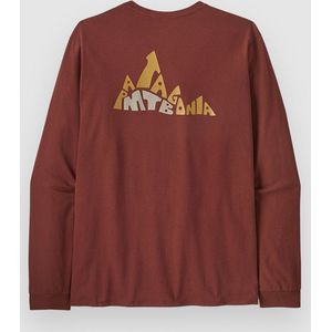 T-Shirt Patagonia Men L/S Berm Logo Responsibili-Tee Dried Vanilla-XS