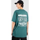 Carhartt WIP - T-shirt - Blauw - Katoen - Organisch