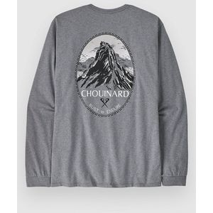 Patagonia - Chouinard Crest Responsibili-Tee - Longsleeve - Gravel Heather
