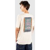 BILLABONG - Shirt 'Fauna' - Ivoor - Cyaan Blauw - Lila - Oranje