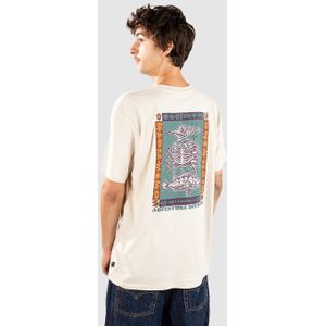 BILLABONG - Shirt 'Fauna' - Ivoor - Cyaan Blauw - Lila - Oranje