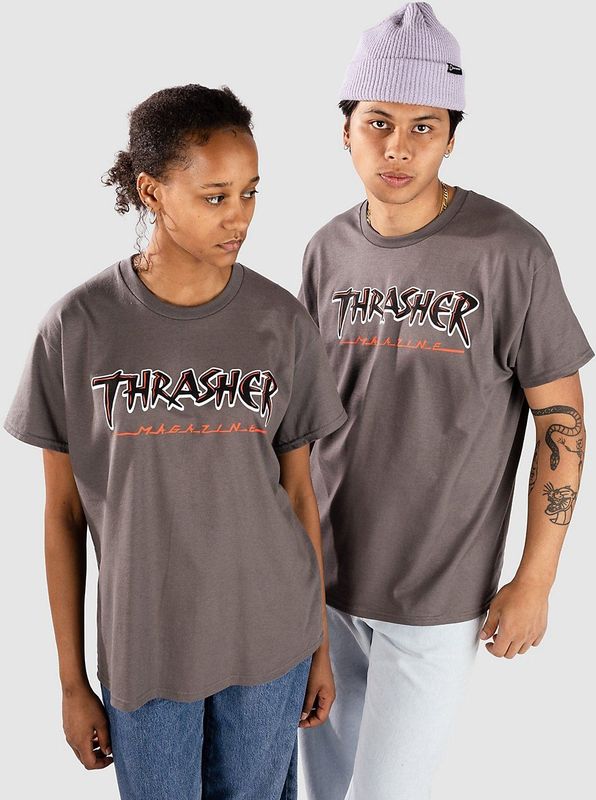 Thrasher - Slash T-shirt - Katoen - Korte Mouwen