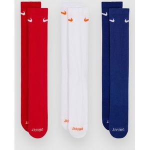 Nike - Everyday Plus Cushioned - Trainingssokken - Meerkleurig - 3 Paar