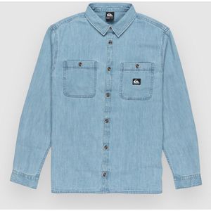 Quiksilver - Bozeman - Overhemd - Denim - Lange Mouwen