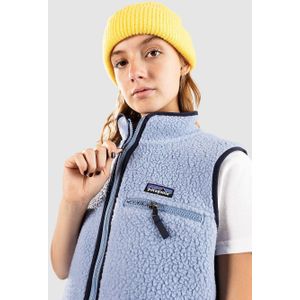 Patagonia - Womens Retro Pile Vest - Fleecebodywarmer - Blauw