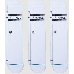 Stance - Crew Sokken - 3-Pak - Zwart - Badstof - Verstevigde Hiel en Neus