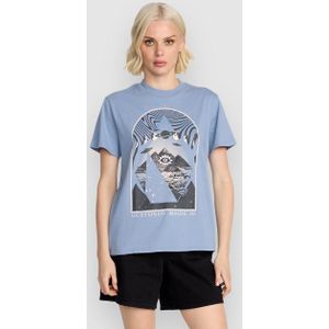 Volcom - LOCK IT UP - T-shirt - Lichtblauw - Motiefprint