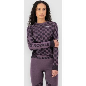 Mons Royale - Ascender Merino - Seamless L/S Merino-ondergoed - Grijs