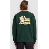 Volcom Sweatshirt 'RACOON'  geel / donkergroen / offwhite