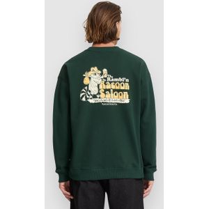 Volcom Sweatshirt 'RACOON'  geel / donkergroen / offwhite