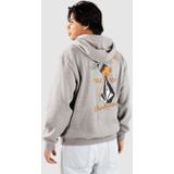 Volcom - Workwear Hoodie - Grijs - Fleece - Heren