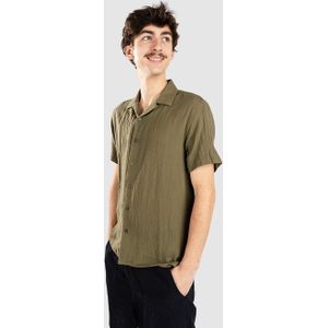 Anerkjendt - Akleon Structure S/S Shirt 3 - Groen - Overhemd