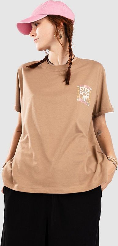 Roxy - Oceanregular - T-shirt met Korte Mouwen - Woodsmoke